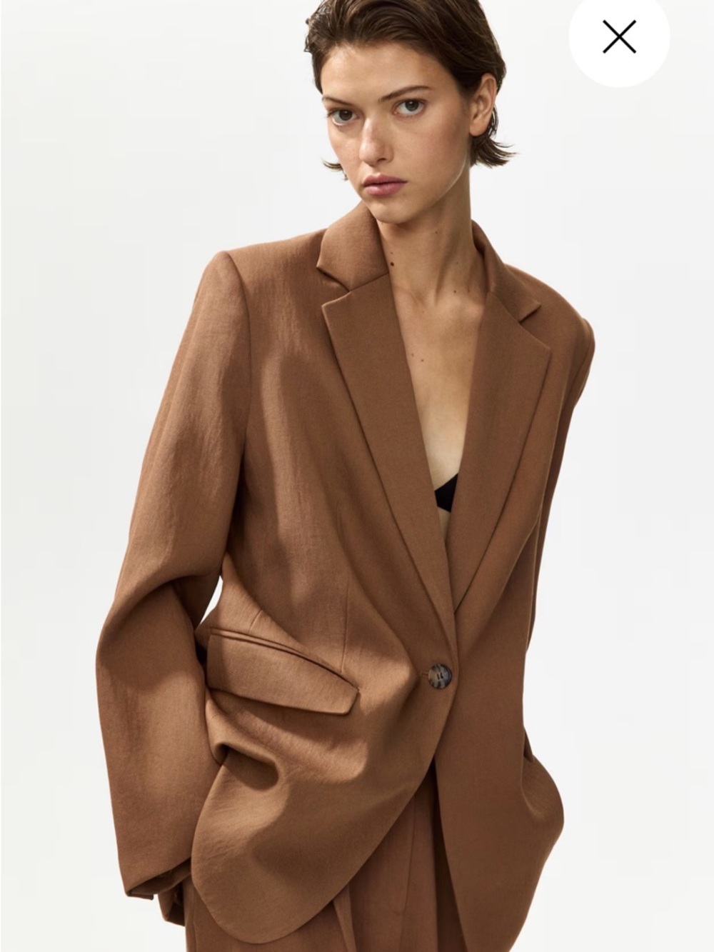 H&M SINGLE-BREASTED BLAZER
